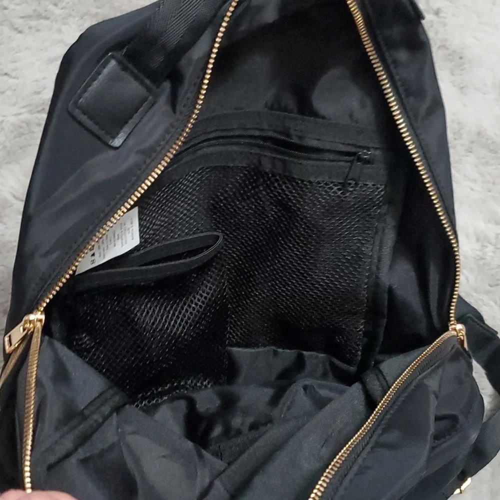 Black nylon mini backpack - Picture 6 of 9